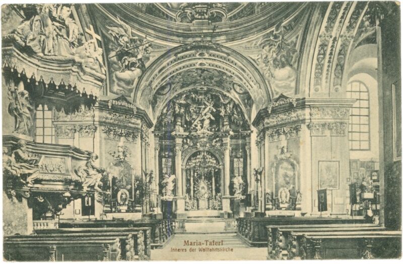 maria taferl, inneres der wallfahrtskirche maria taferl, inneres der wallfahrtskirche