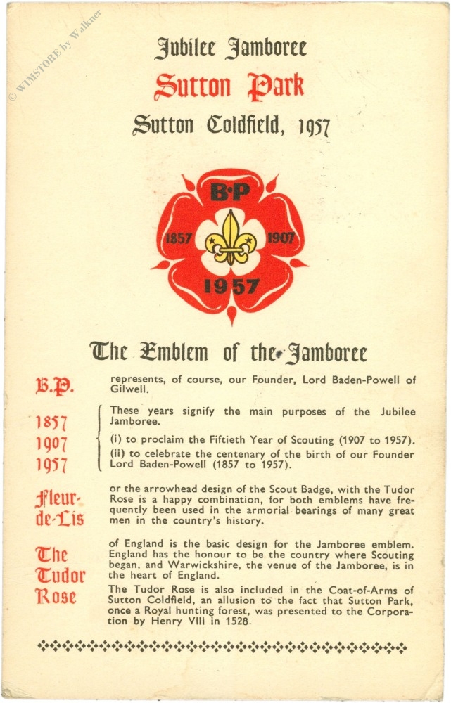 sutton coldfield, the emblem of the jamboree sutton coldfield, the emblem of the jamboree