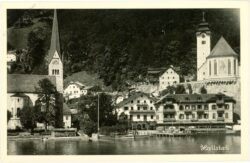 hallstatt, ortsansicht