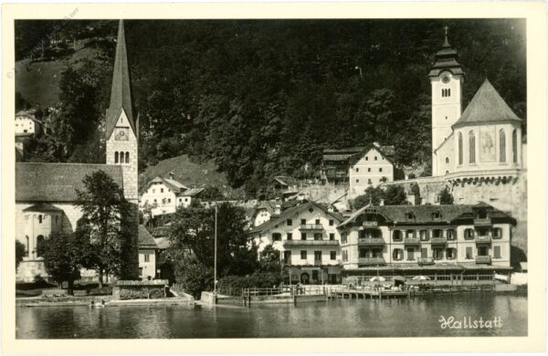 hallstatt, ortsansicht