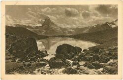 zermatt, stellisee et cervin, matterhorn