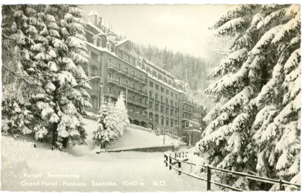 semmering, grand hotel panhans