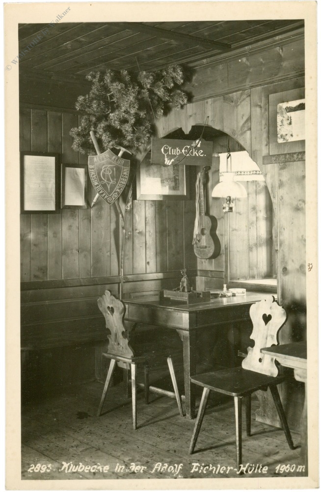 grinzens, adolf pichler hütte, clubecke grinzens, adolf pichler hütte, clubecke