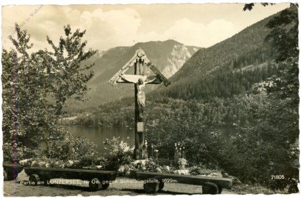 lunzersee, partie am see gegen scheiblingstein
