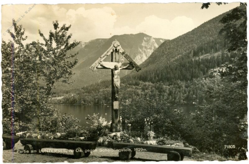 lunzersee, partie am see gegen scheiblingstein