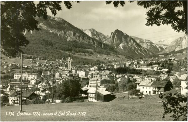 cortina, verso il col rosa