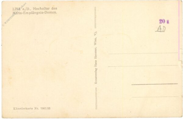 linz, hochaltar des maria empfängnis domes