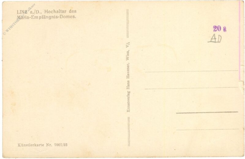 linz, hochaltar des maria empfängnis domes