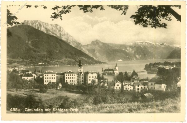 gmunden, mit schloss orth