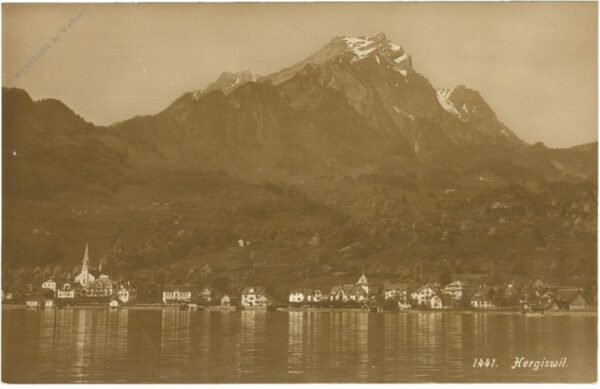 hergiswil, ansicht hergiswil, ansicht
