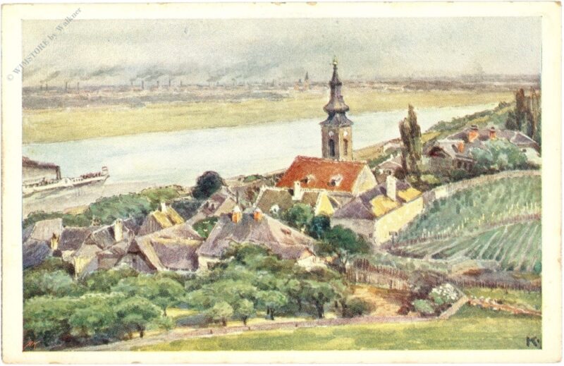 wien 19, kahlenbergdorf mit donau wien 19, kahlenbergdorf mit donau