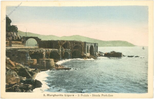 s. margherita ligure, il pedale, strada portofino