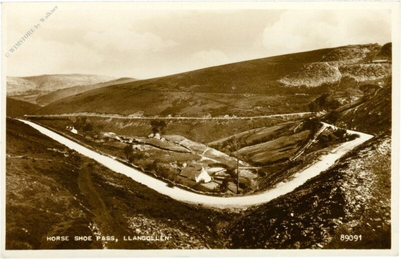 llangollen, horse shoe pass llangollen, horse shoe pass
