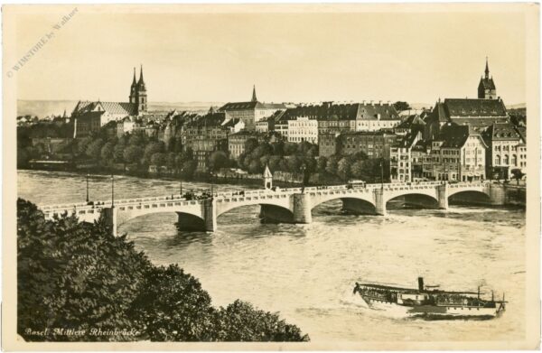 basel, mittlere rheinbrücke
