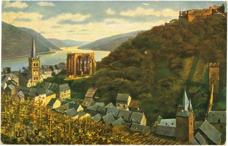 bacharach am rhein, ansicht bacharach am rhein, ansicht