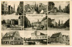 augsburg, multiansicht augsburg, multiansicht