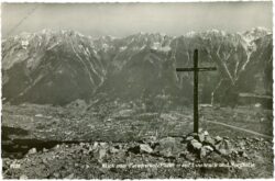 innsbruck, blick vom patscherkofel auf innsbruck und nordkette