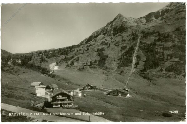 radstädter tauern, hotel moaralm und bohemianhütte