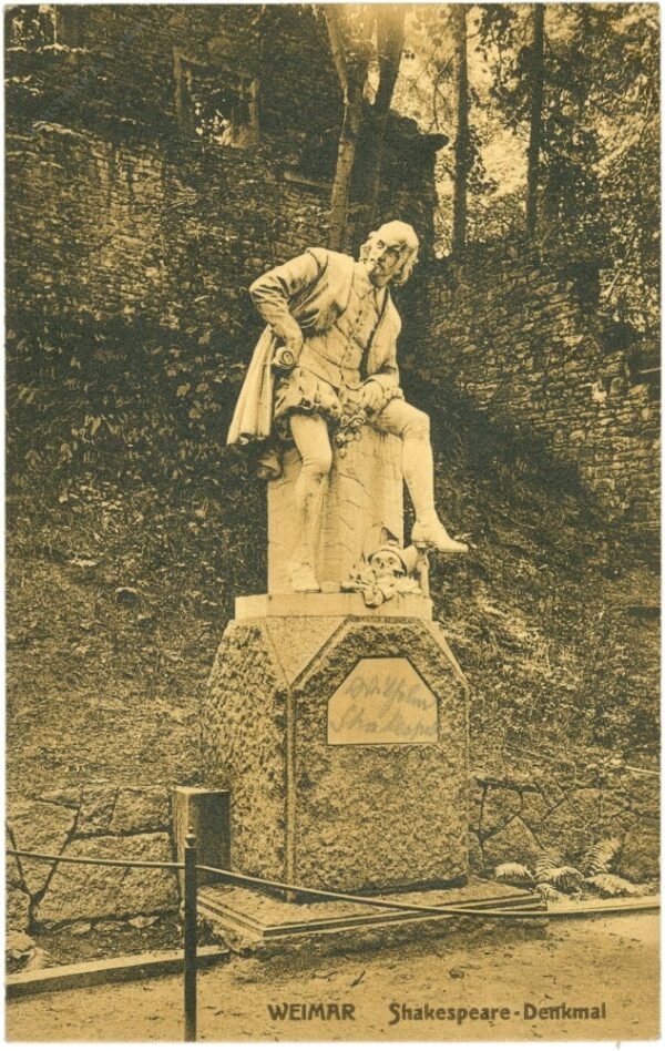 weimar, shakespeare denkmal