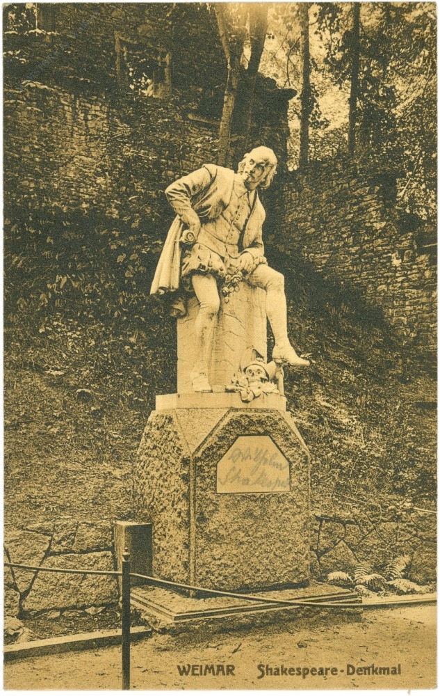 weimar, shakespeare denkmal weimar, shakespeare denkmal
