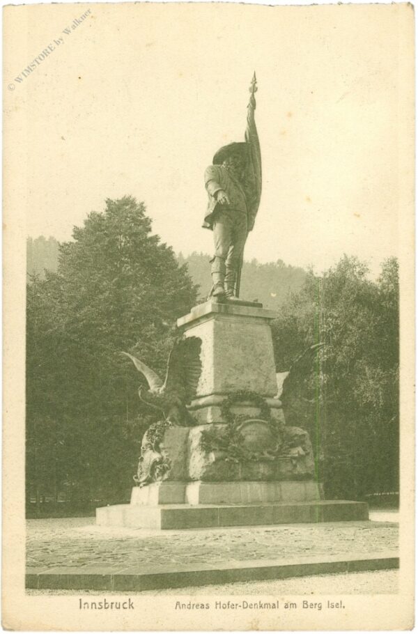 innsbruck, andreas hofer denkmal am berg isel