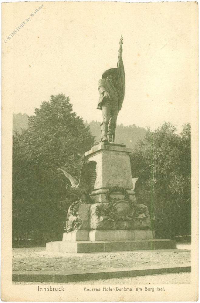 innsbruck, andreas hofer denkmal am berg isel