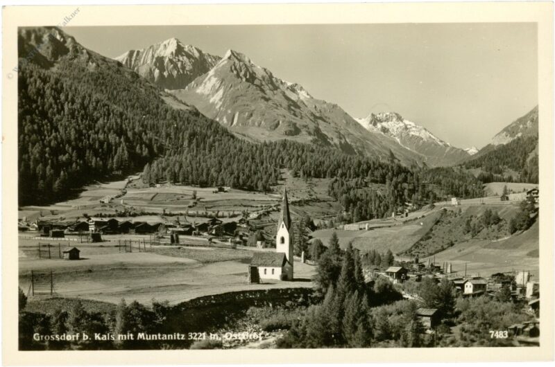 grossdorf bei kals, mit muntanitz grossdorf bei kals, mit muntanitz
