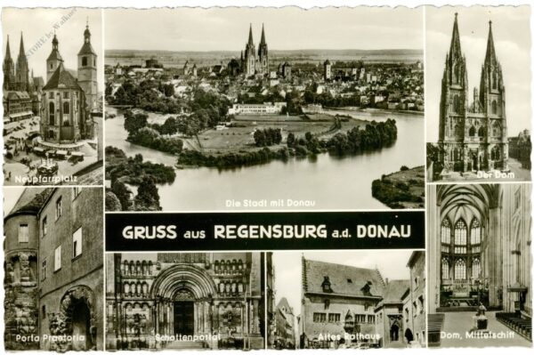 regensburg, multiansicht