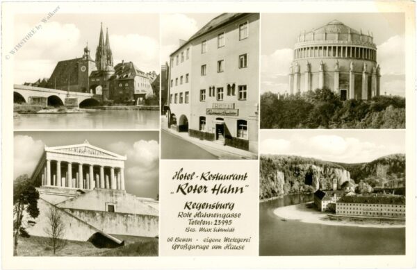 regensburg, hotel restaurant roter hahn