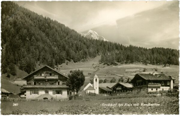 großdorf bei kals, mit kendlspitze