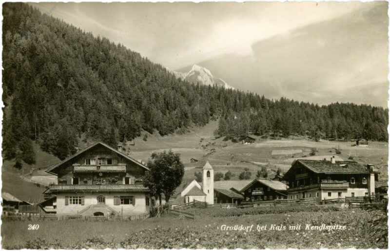 großdorf bei kals, mit kendlspitze großdorf bei kals, mit kendlspitze