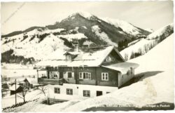 saalbach hinterglemm. schiheim zwölferblick gegen zwölferkogel und penhab