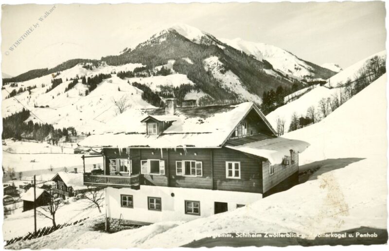 saalbach hinterglemm. schiheim zwölferblick gegen zwölferkogel und penhab saalbach hinterglemm. schiheim zwölferblick gegen zwölferkogel und penhab