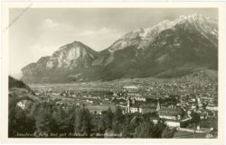 innsbruck, berg isel mit nordkette und martinswand