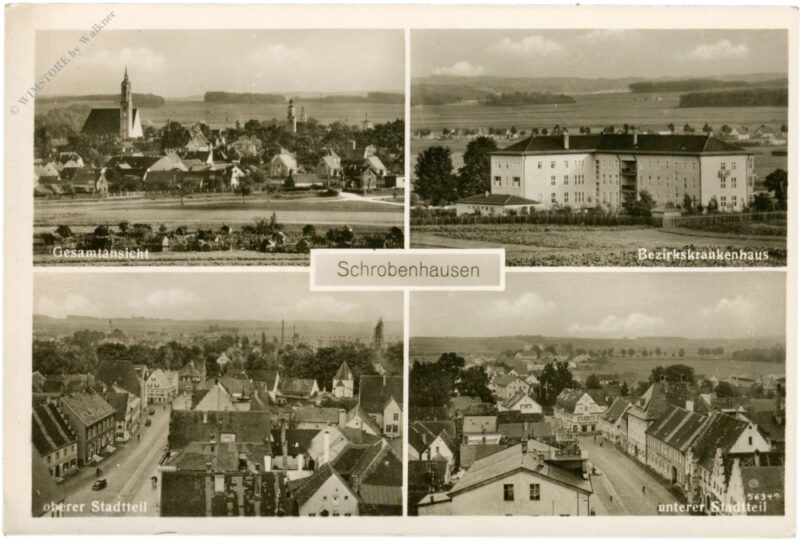 schrobenhausen, multiansicht schrobenhausen, multiansicht
