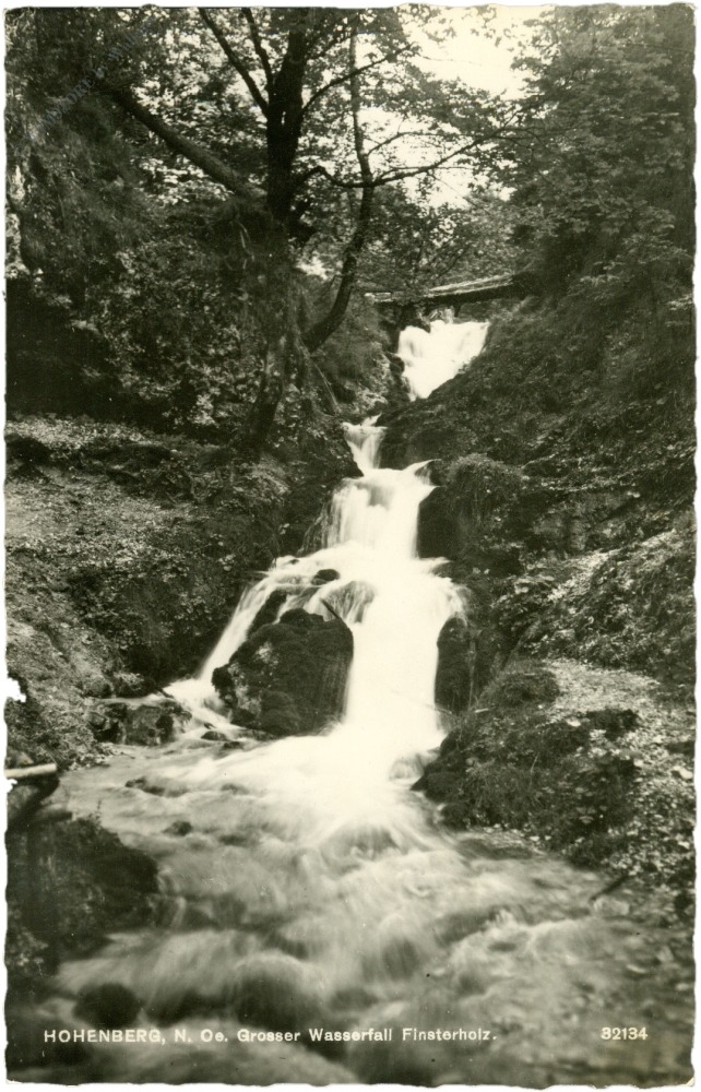 hohenberg, großer wasserfall finsterholz