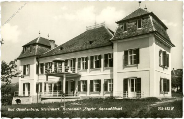 bad gleichenberg, kuranstalt styria, annaschlössel