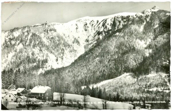 neuberg an der mürz, oberwallners gastwirtschaft, schneealpe, schönhaltereck