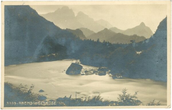 gesäuse, abend