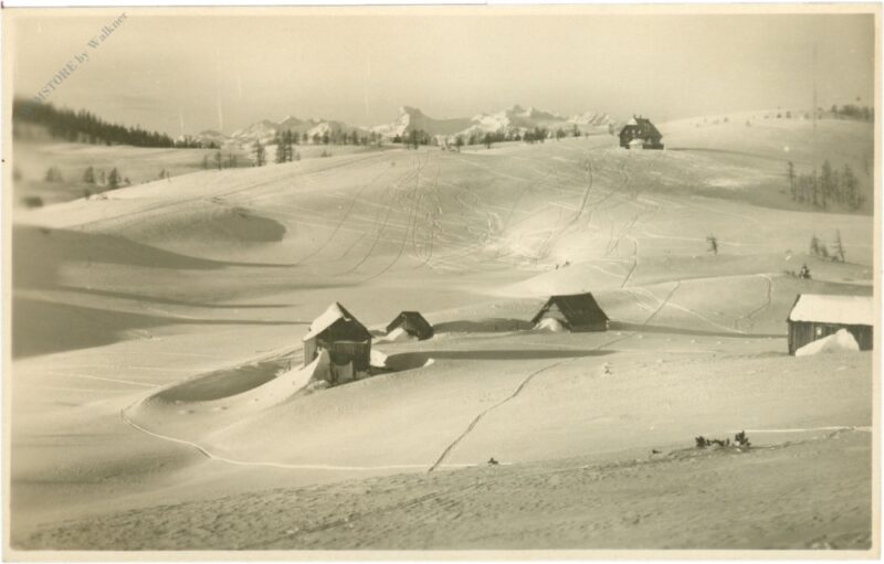 verschneite landschaft