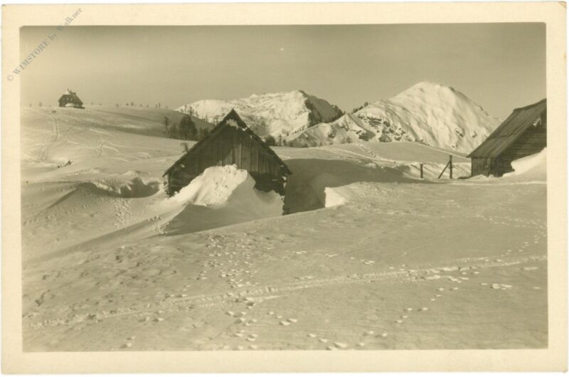 verschneite landschaft