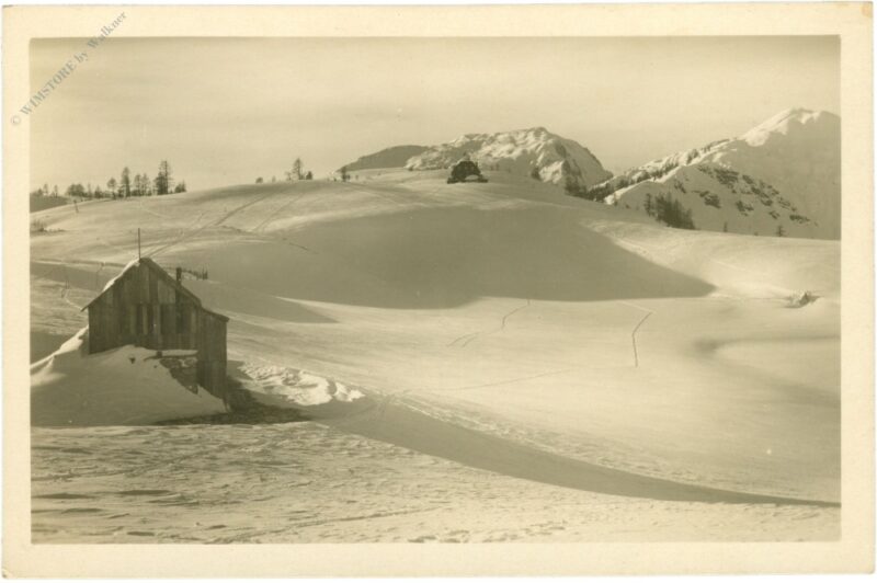 verschneite landschaft
