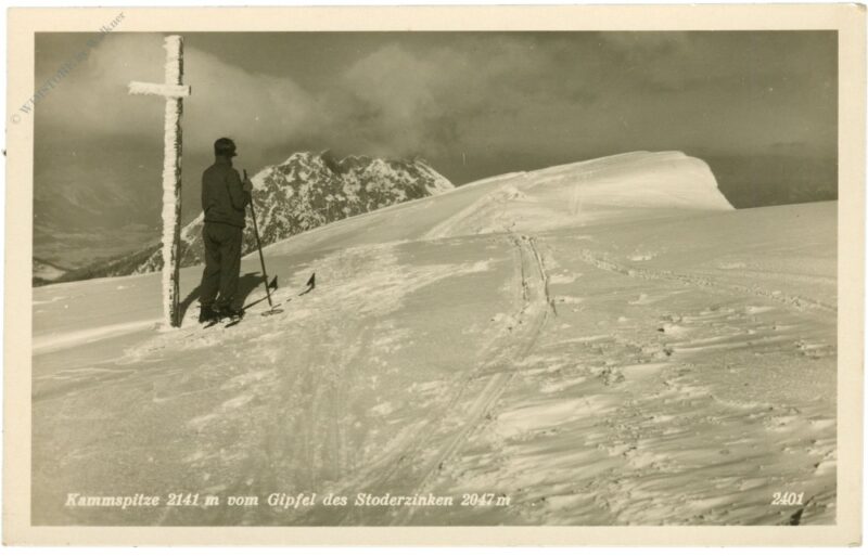 gröbmin, kammspitze, vom gipfel des stoderzinken