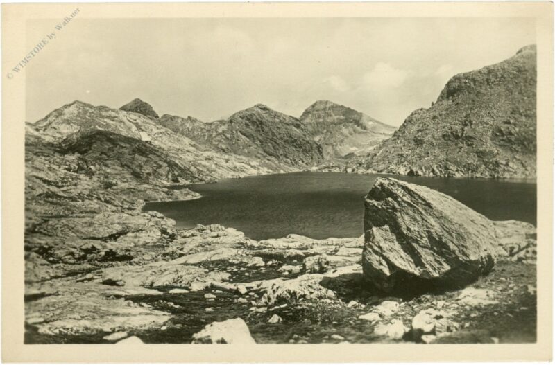 schladminger tauern, oberer klaffersee mit durchblick auf die hochwildstelle schladminger tauern, oberer klaffersee mit durchblick auf die hochwildstelle