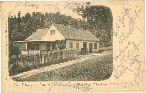 schöckel, auf dem weg zum schöckel, dachs'sche jägerhaus
