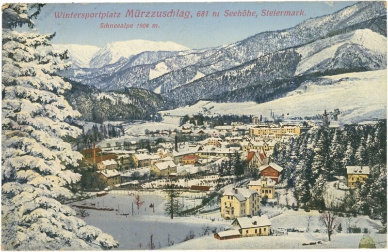 mürzzuschlag, ortsansicht