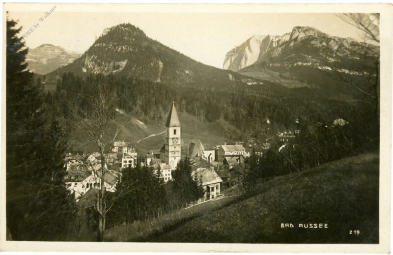 bad aussee, ortsansicht bad aussee, ortsansicht