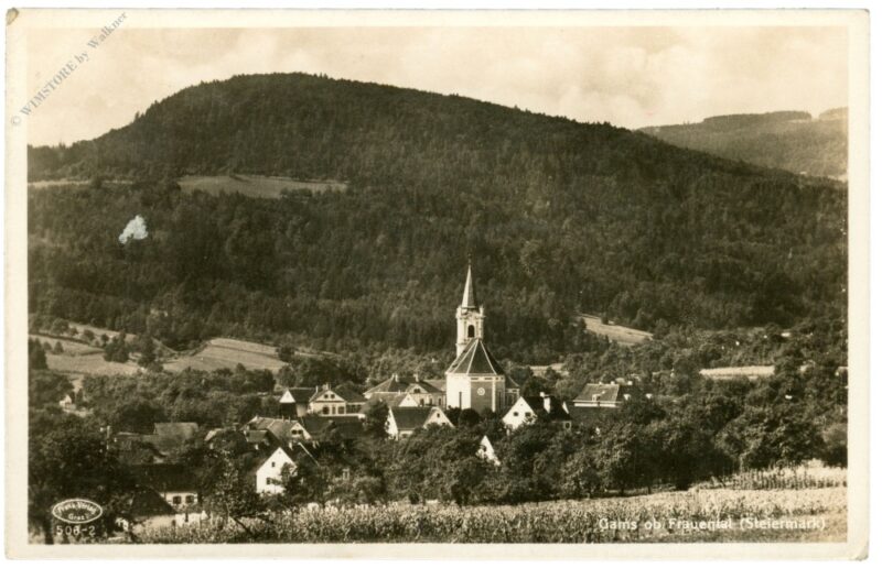 gams, ortsansicht gams, ortsansicht