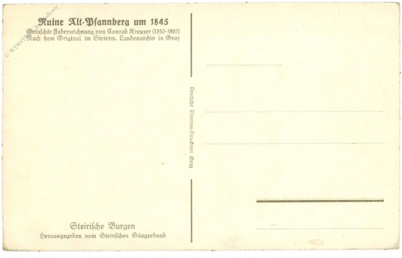 frohnleiten, ruine alt pfannberg