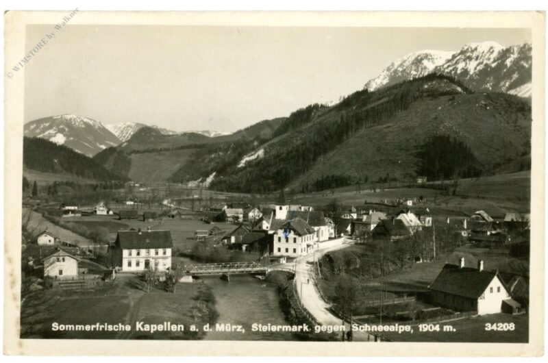 kapellen an der mürz, gegen schneealpe kapellen an der mürz, gegen schneealpe
